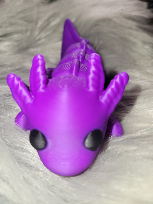 AXOLOTL- Purple Figurine