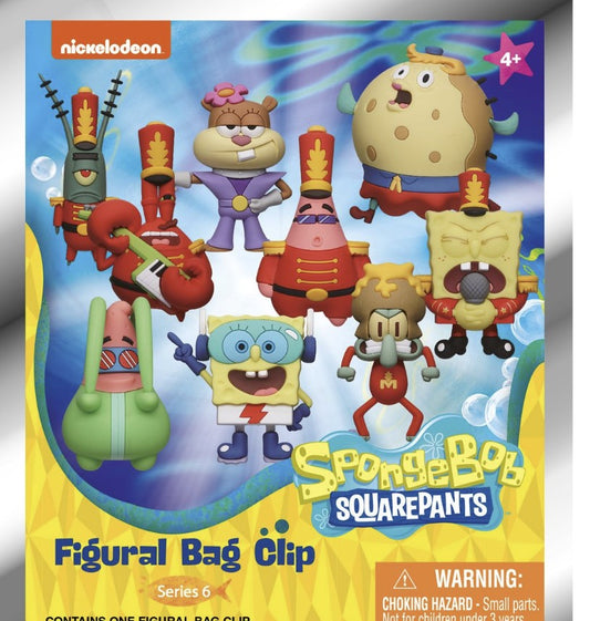 SpongeBob SquarePants Series 6 3D Foam Bag Clip