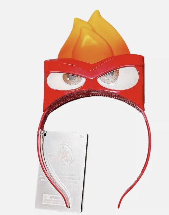 Disney Parks Inside Out Anger Glow Headband