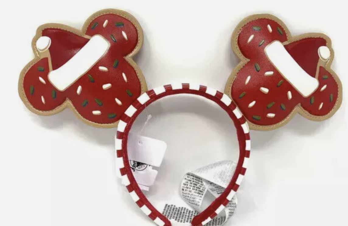 Disney Parks Christmas Sugar Cookie Mickey Mouse Ears