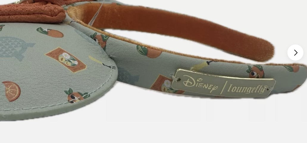 2024 Disney Parks Epcot Flower Garden Orange Bird Minnie Ear Headband Loungefly