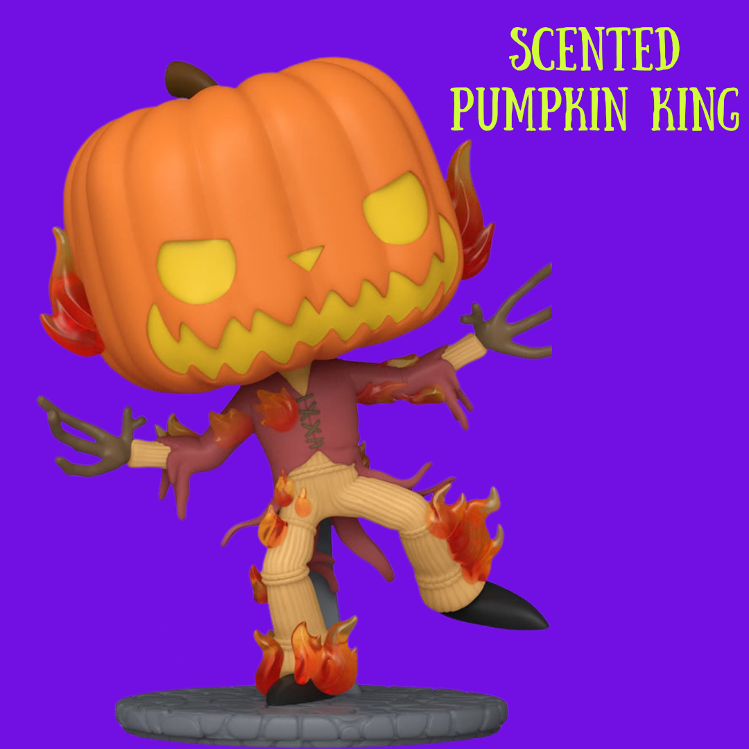 Nightmare Before Christmas 30th Anniversary Pumpkin King Scented Pop! Vinyl Figure #1357 - Entertainment Earth Exclusive