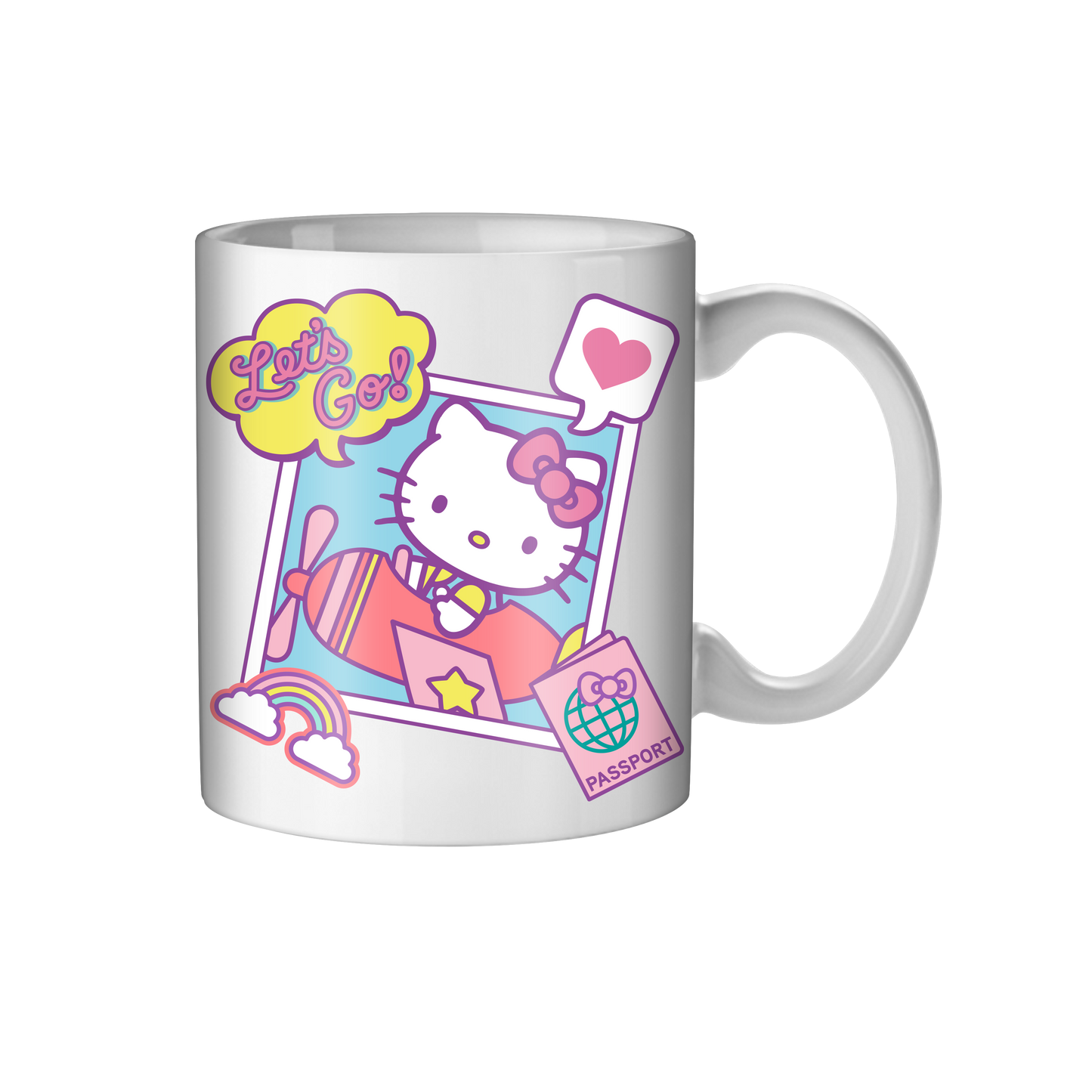 Hello Kitty Travel Let's Go 20oz  Mug