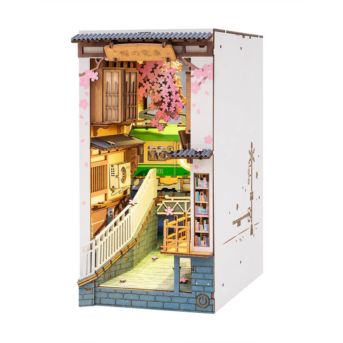 Sakura Densya Book Nook TGB01  Rolife DIY House