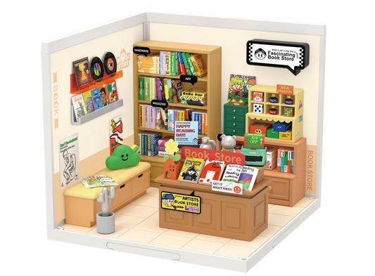 Rolife DIY miniature house DW004 Fascinating Book Store